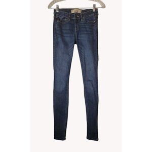 Hollister Jeans 0 Long Super Skinny Stretch